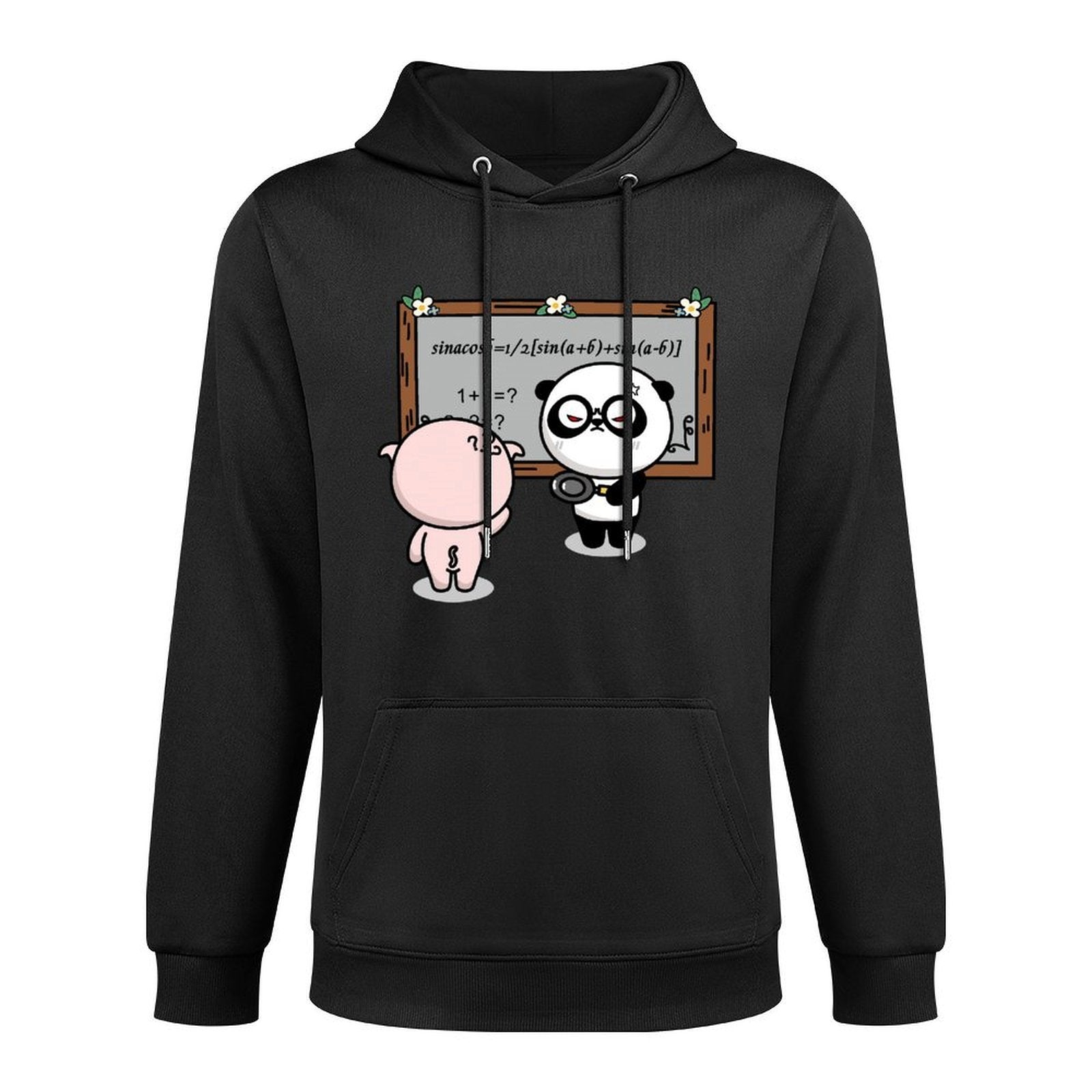 Front Graphic HoodiesCasual Neutral